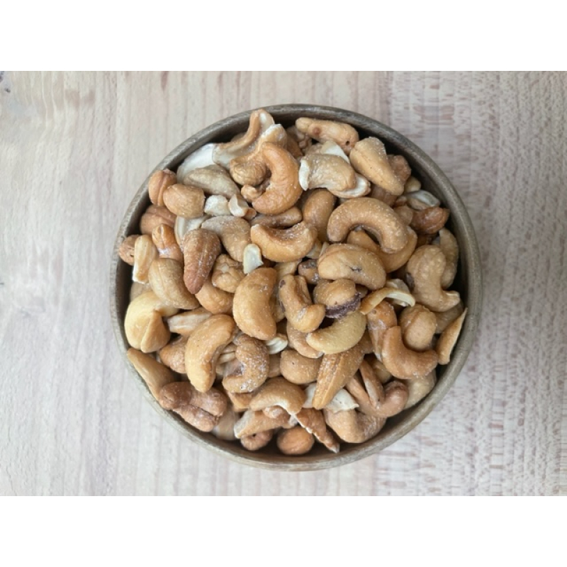 Vers gebrande Cashewnoten gezouten 250 gram